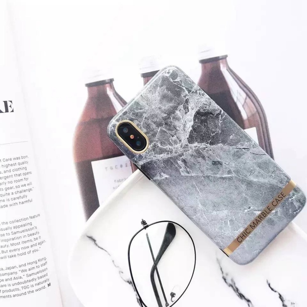Shinny Marble TPU Case for iPhone XR, XS MAX